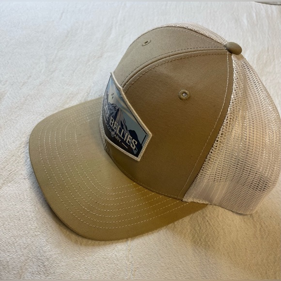 Speckle Bellies Clothing Company Tan SnapBack Mesh Cap - Picture 4 of 9